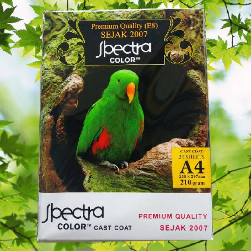 PHOTO PAPER SPECTRA 210 GRAM SPECTRA / KERTAS FOTO SPECTRA A4
