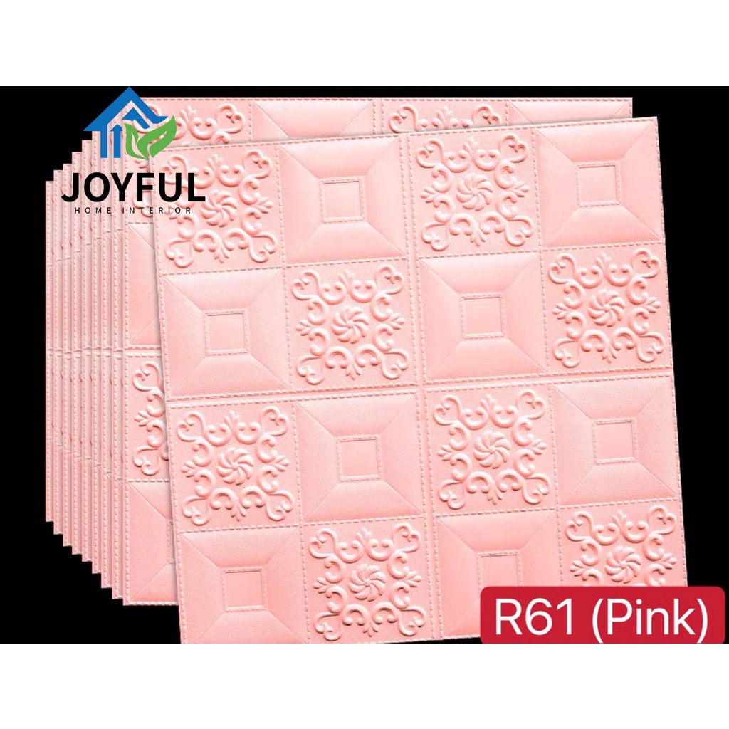 (TERMURAH!!) Wallpaper Dinding 3D FOAM, Ukuran 70X35CM • High Quality