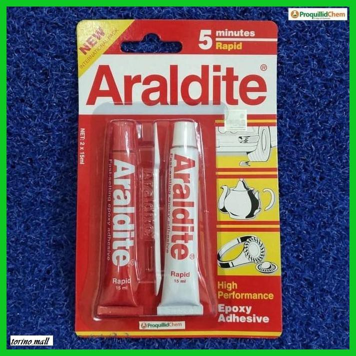 

TAKEREP- LEM BESI ARALDIT ARALDITE MERAH EPOXY 5 MENIT RESIN+HARDENER ADHESIVE -TNALAES-EPAT.