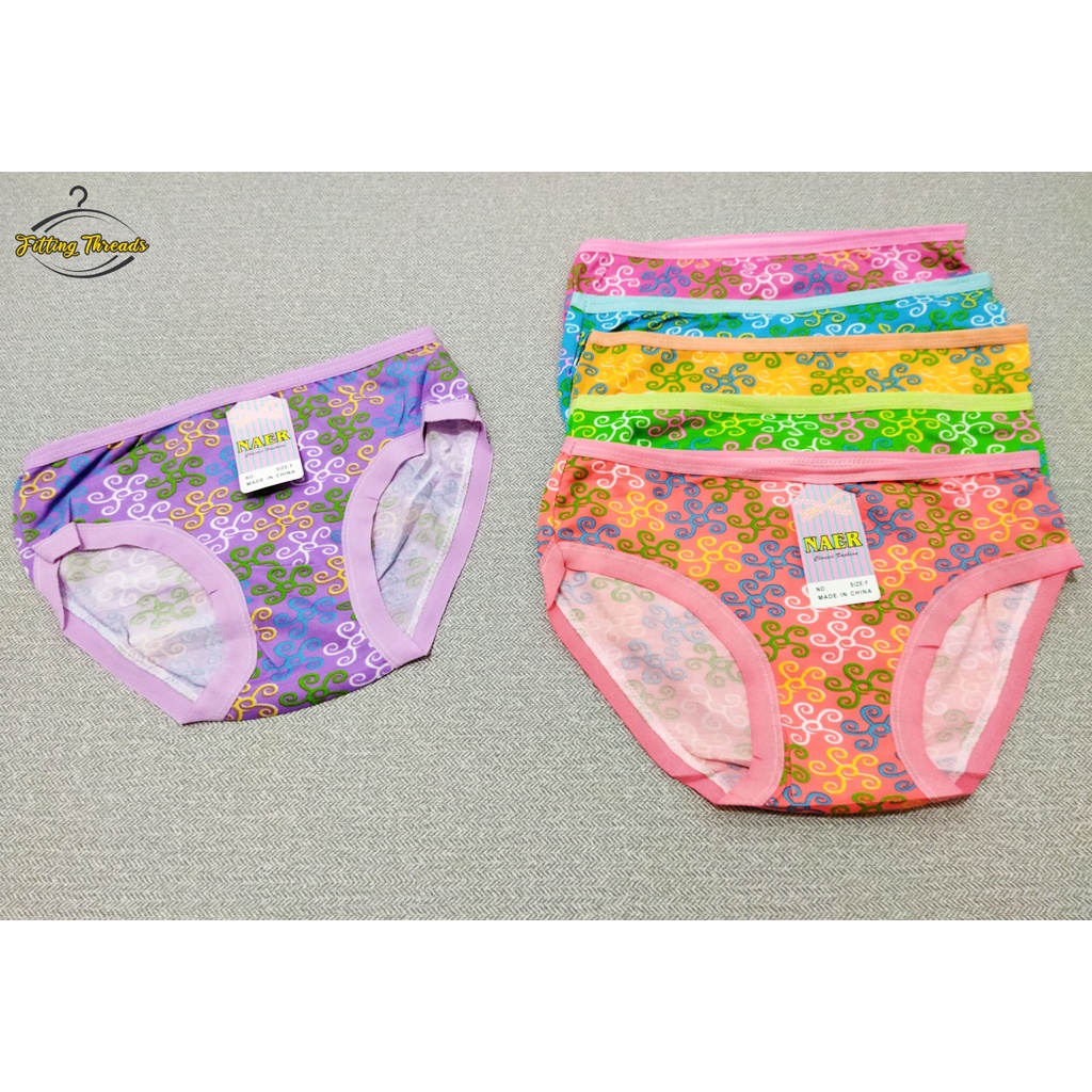 3 Pcs Daleman Celana Dalam Remaja Wanita NAER / CD Sempak Cewek Motif Bunga