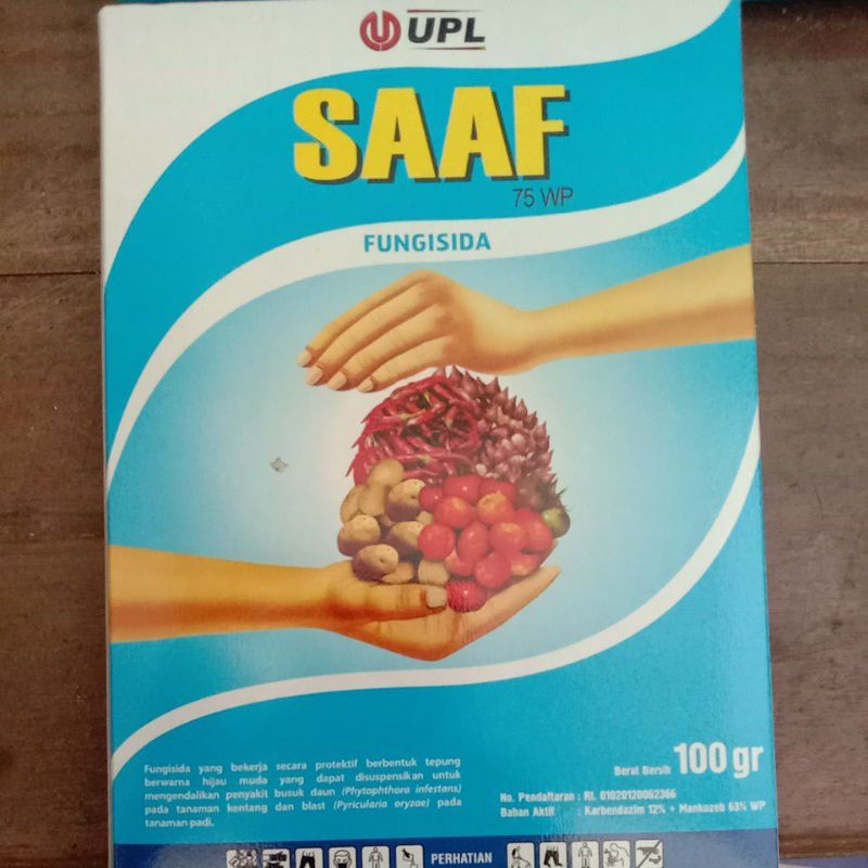 fungisida saaf 75wp kemasan 100gram