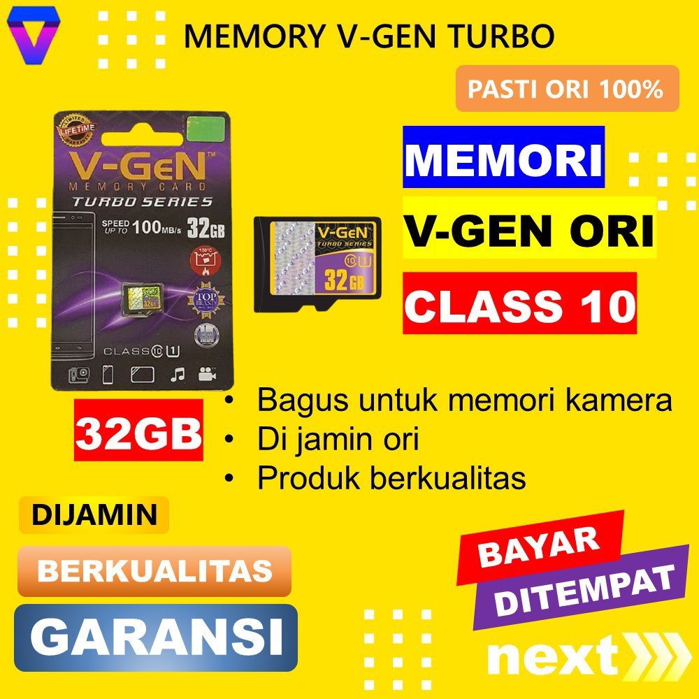 V-GEN Turbo MicroSDHC UHS-1 Class-10 66MB/s 32GB JS76