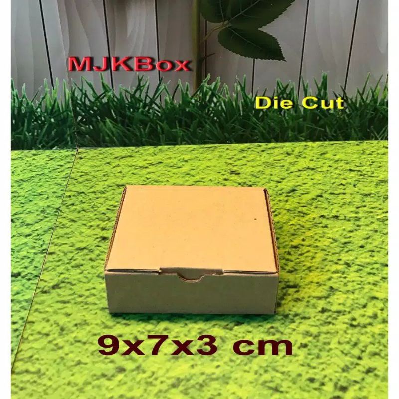 kardus karton Uk. 9x7x3 cm........Die Cut/Pizza-2