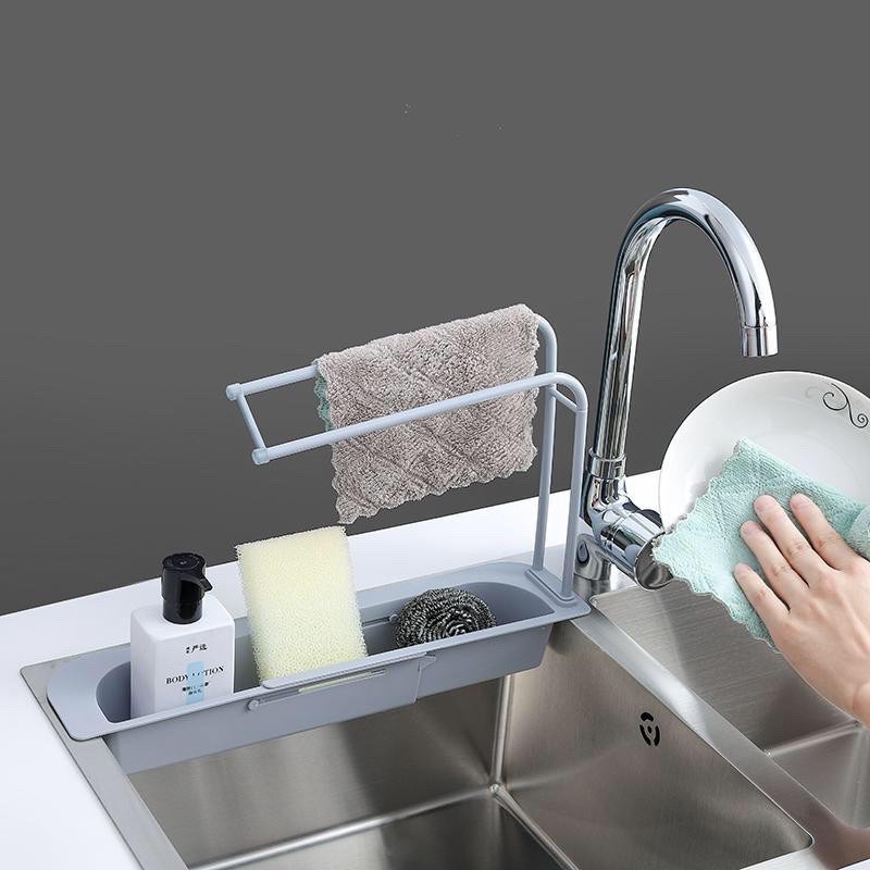 Rak Gantung Wastafel Serba Guna Kitchen Sink Shelf Rak Wastafel