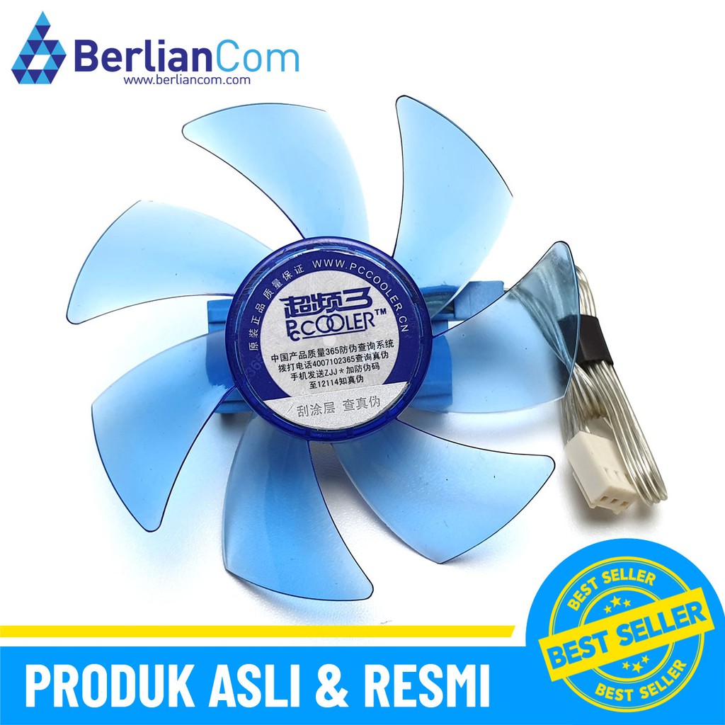 PCCooler SPA92 87mm CPU Cooler Blue LED Fan