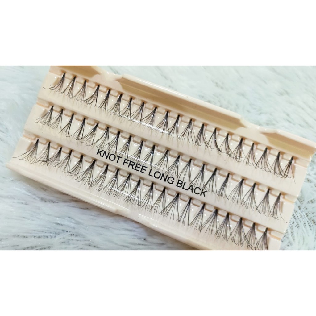 Bulu Mata Tanam Knot Free Black / Bulu Mata Eyelash Murah