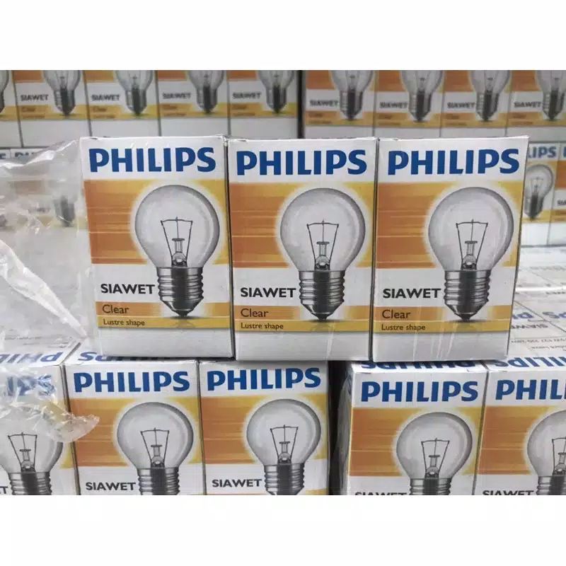 LAMPU AYAM PHILIPS LAMPU PIJAR BOHLAM CLASIC SIAWET 5 WATT PHILIPS ASLI / lampu cafe / lampu kuning bohlam / lampu ayam petelur