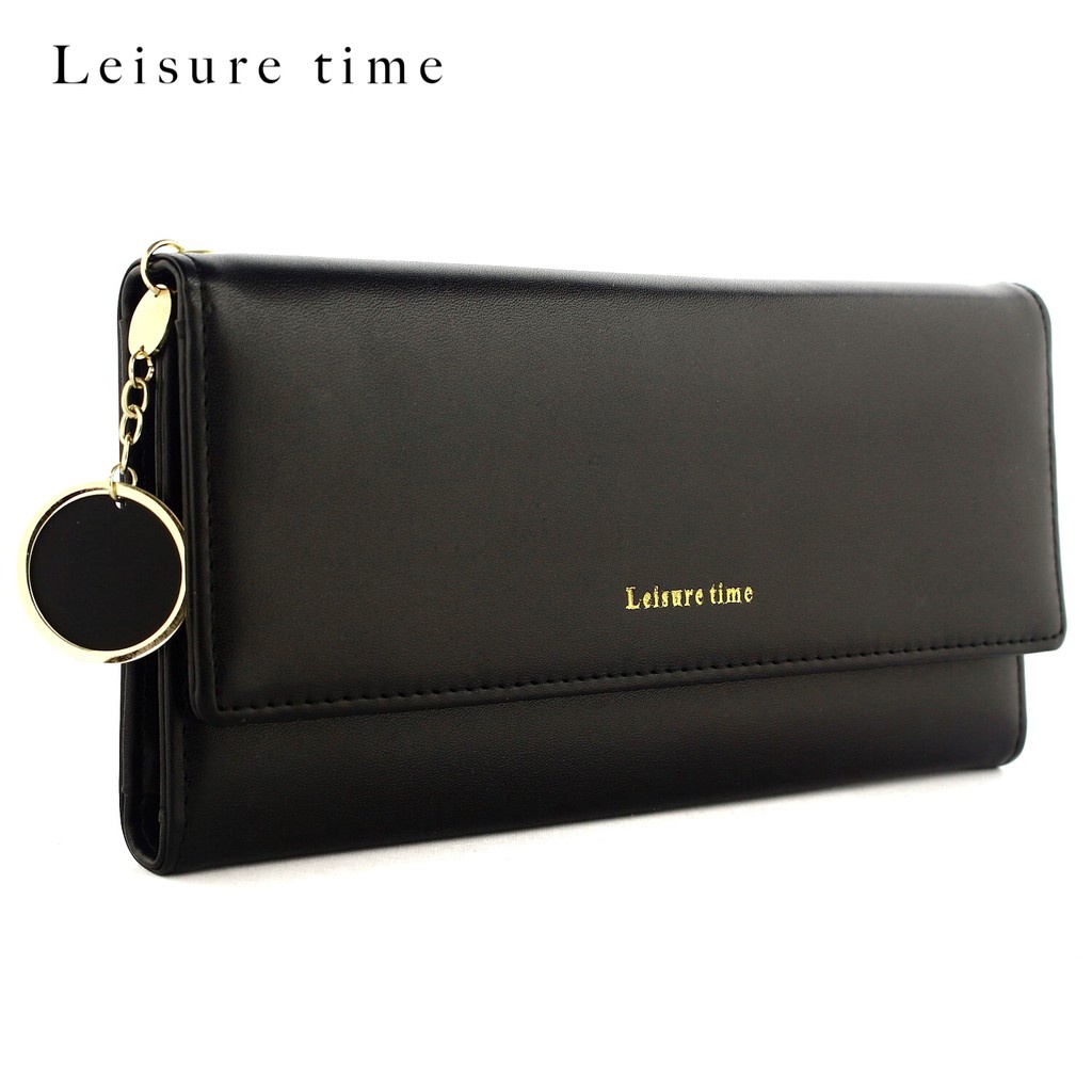 Dompet Wanita Planet Ocean Girl Dpg323150  Leisure Time  Lt - Hitam | Dompet Wanita Model Panjang | 