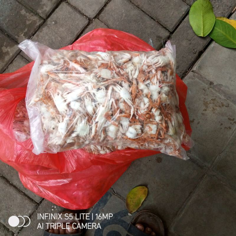 

bebycrab kupas cangkang rbus1kg 18000 kualitas bole dijamin