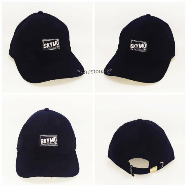 (COD)Topi Distro Pria/Topi Snapback Bordir skym Bahan Rappel New model/Topi distro keren