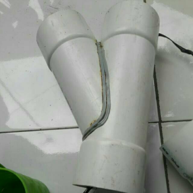 Pipa pvc 3" sambungan y fitting pvc 21/2 inc  3 inc  - 4 inchi sambungan pipa 3 inchi               