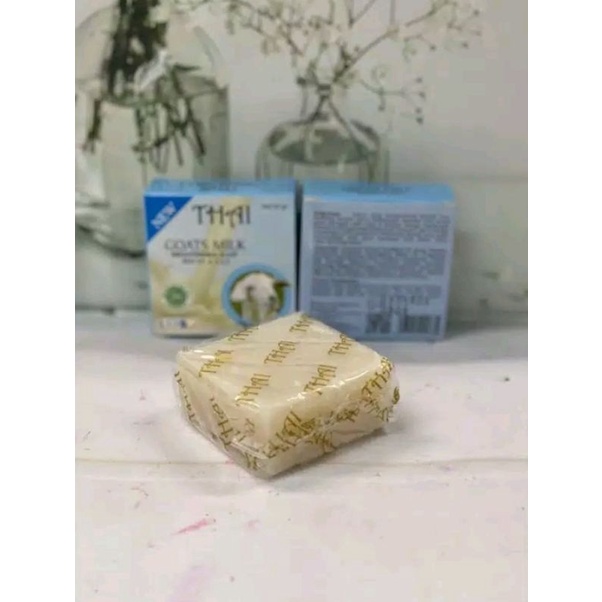 THAI GOATS MILK SOAP 50 GR SABUN SUSU KAMBING DOMBA 50gr BRIGHTENING SABUN MANDI BATANG PEMUTIH