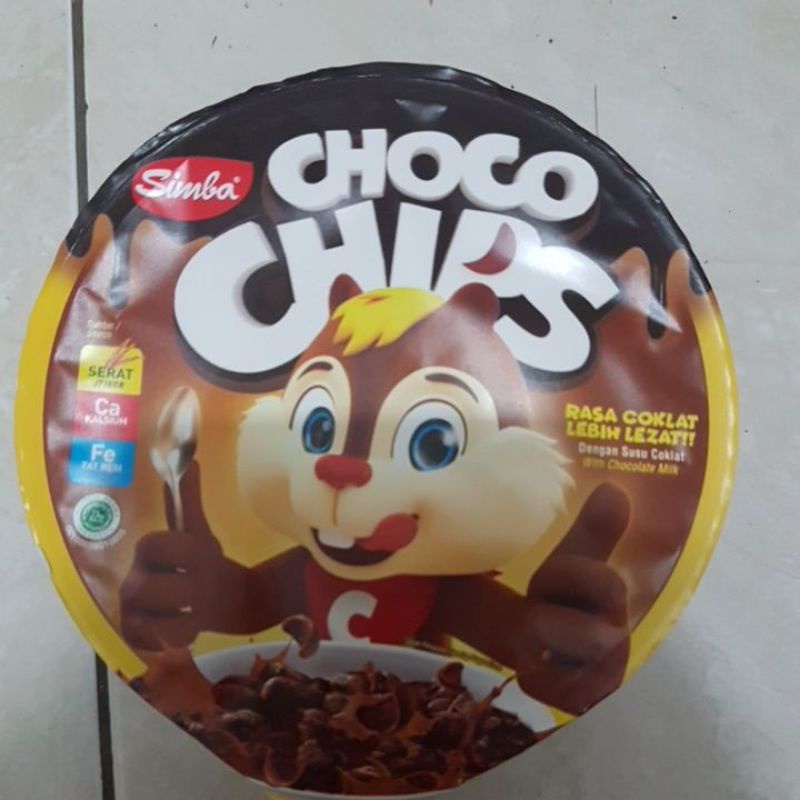 Jual Simba Choco Chips Cup Sereal Dengan Susu Rasa Coklat Shopee Indonesia