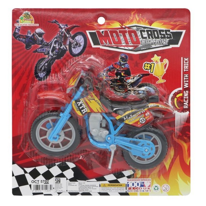 ETALASE MAINAN ANAK MOTO CROSS OCEAN TOYS MURAH !!