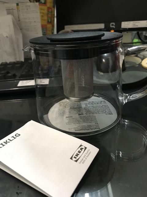 Teko Penyeduh Teh Alat Untuk Pembuat Teh  Tea Pot 0.6 Liter, Dari Kaca Ri963
