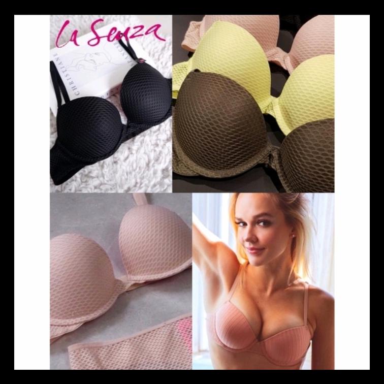 BEST SELLER LA SENZA REMIX SERIES BRA LACE NON PU BIG SIZE 32-34-36-38 CD