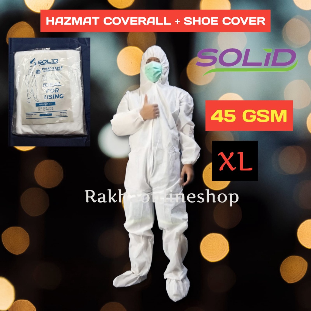APD Hazmat Coverall 45 gsm + Shoe cover