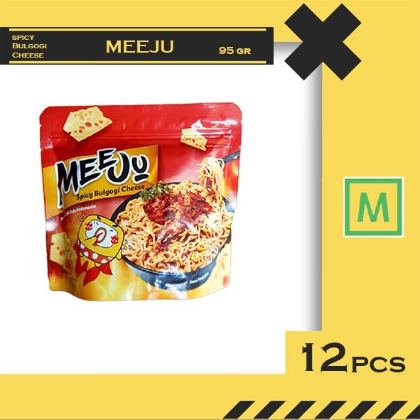 

Meeju Mie Spicy Bulgogi Chesse 95gr (Paket Reseller) - 12 Pcs