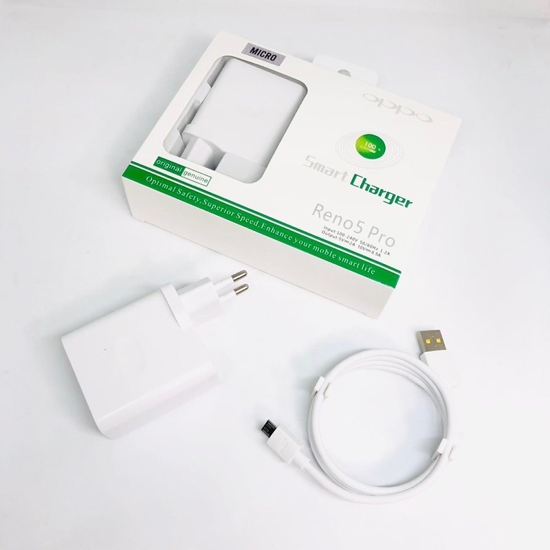 PROMO NEW CHARGER OP_PO  SUPERVOOC RENO 5PRO MICRO TYPE C ORIGINAL