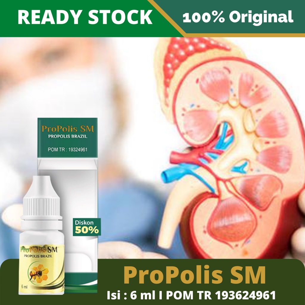 Obat Penyakit Ginjal, Obat Ginjal Alami, Obat Ginjal Kronis, Gagal Ginjal, Sakit Ginjal, Gagal Ginjal, Infeksi Ginjal, Ginjal Bocor, Batu Ginjal, Ginjal Bengkak Tanpa Cuci Darah – ProPolis SM Brazil 100% Original BPOM