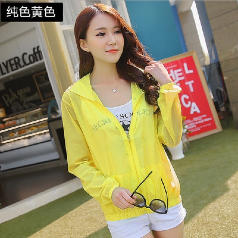 Jaket Sepeda Wanita Korea Style Jacket Jogging Anti UV Import Cepat Kering Maystar Jaket1-5