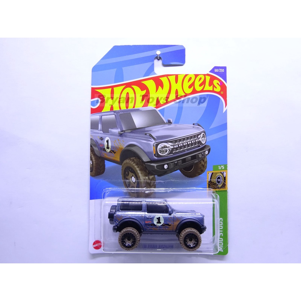 Hot Wheels 21 Ford Bronco Abu-abu No. 1