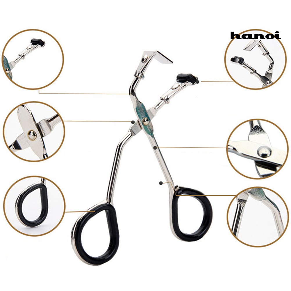 Hn Penjepit Bulu Mata Bahan Metal Dengan Strip Silikon