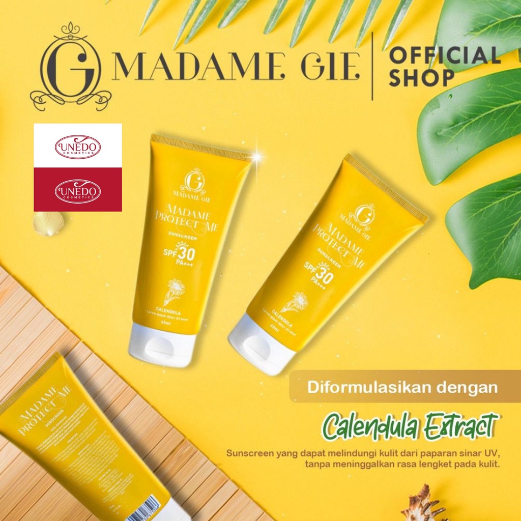 Madame Gie Madame Protect me Sunscreen SPF 30 PA+++ With Cendulla Sunscrenn Wajah