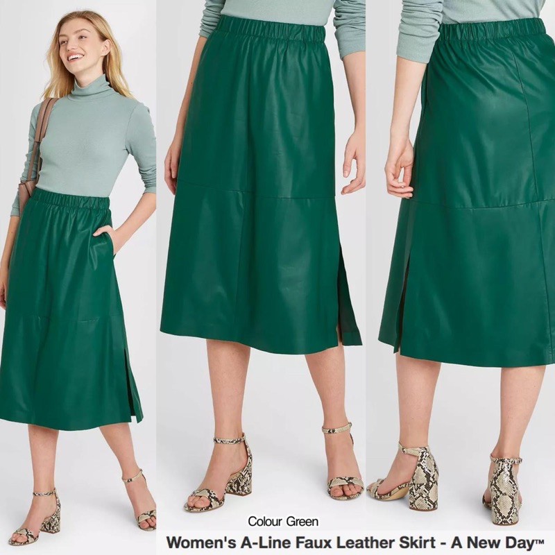 a new day leather skirt