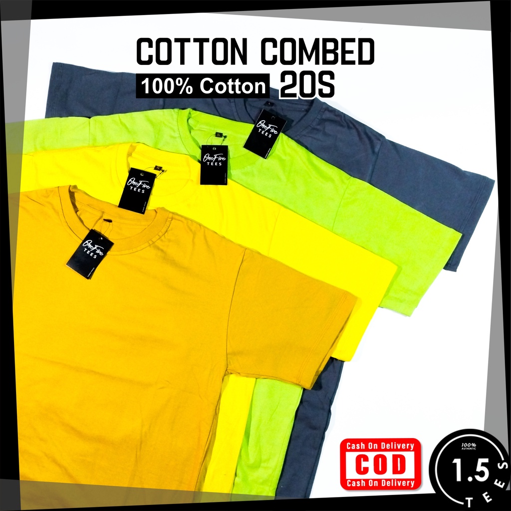 Kaos Polos Cotton Combed 20s