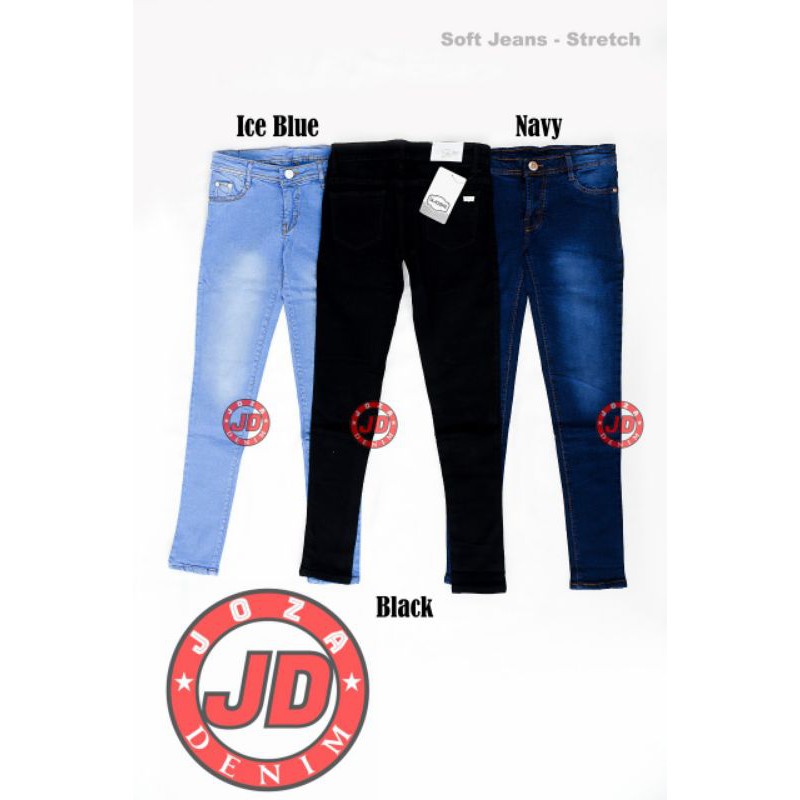 Celana Jeans Panjang Wanita Skinny Denim Stretch Cewek