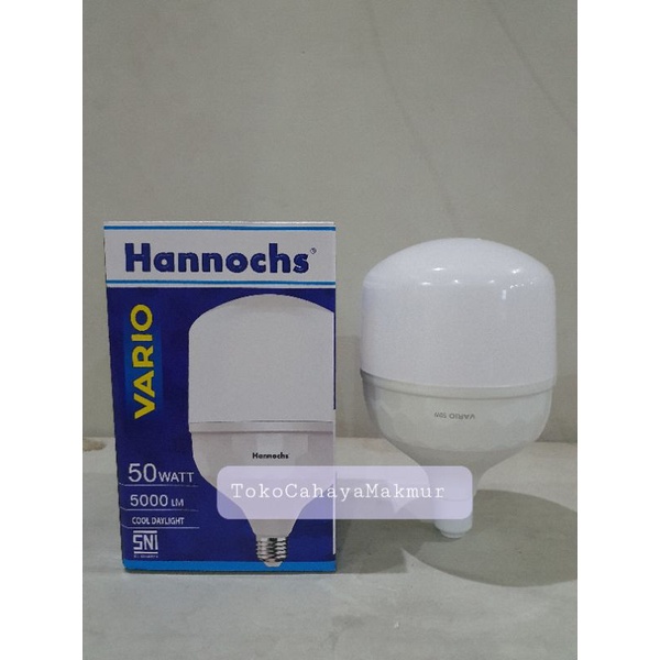 Lampu LED Bohlam Vario 50w 50watt Hannochs CoolDayLight