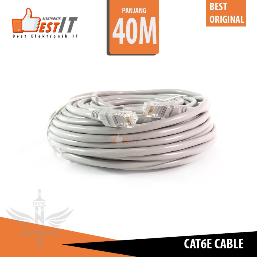 Kabel lan cat 6 Cable UTP Length 40 m NYK