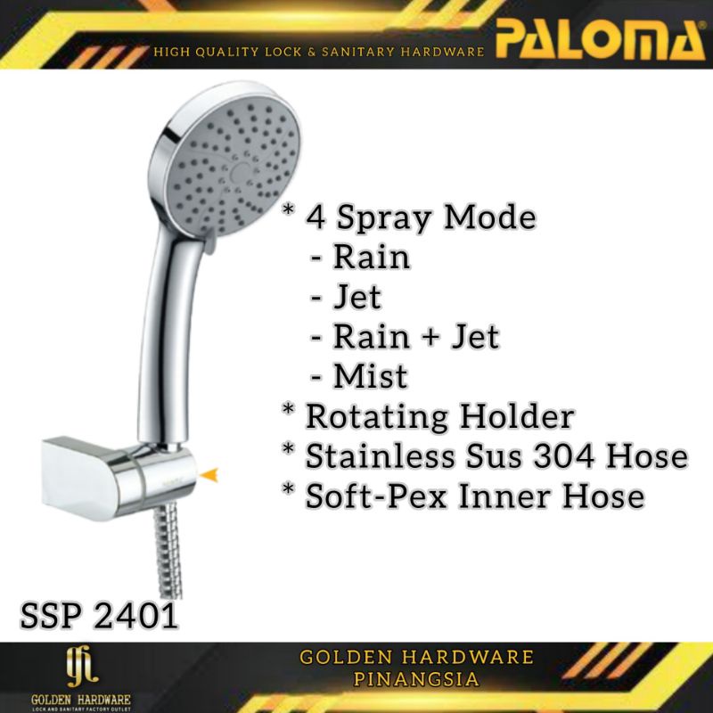 Hand Shower Set Shower Mandi Set Hand Shower PALOMA KOMPLIT SSP 2401