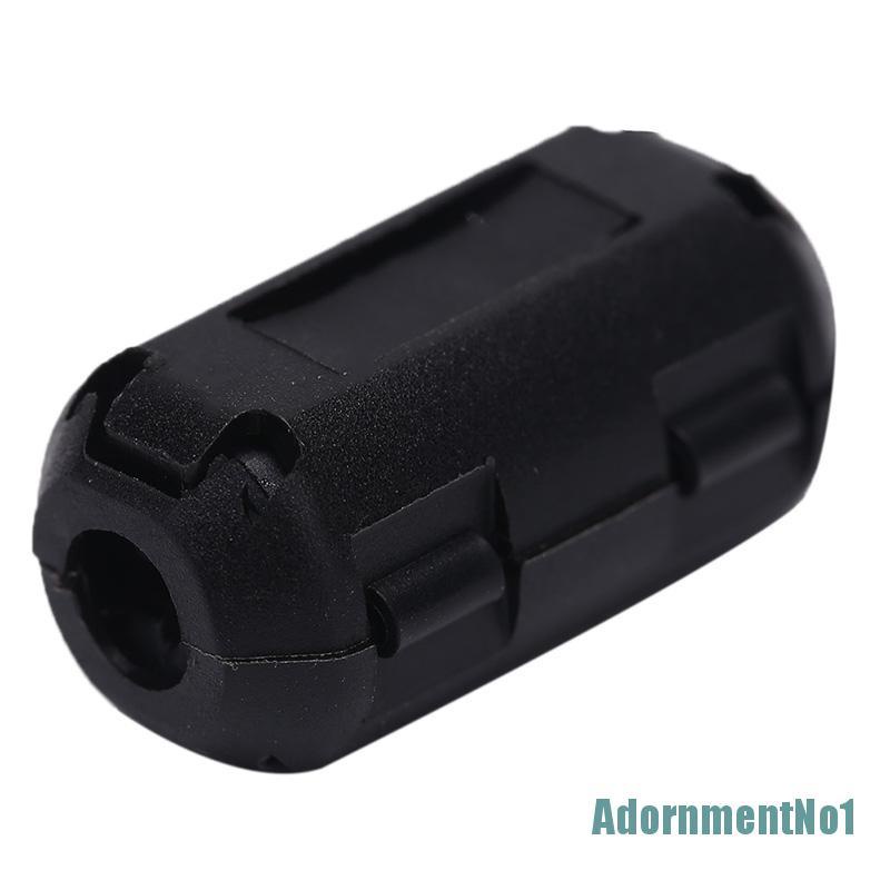 (AdornmentNo1) 2pcs Klip-on Ferrite Core RFI EMI Diameter 5mm Warna Hitam