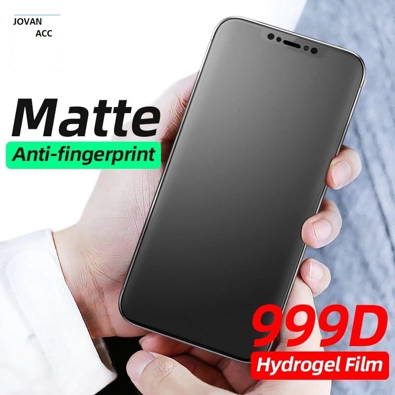 IPHONE 12 MINI IPHONE 12 12 PRO 12 PRO MAX PROMAX ANTI GORES DEPAN HYDROGEL MATTE GLARE ANTI MINYAK SCREEN GUARD GEL PELINDUNG LAYAR ANTI OIL JEL BAHAN BUKAN KACA TEMPRED