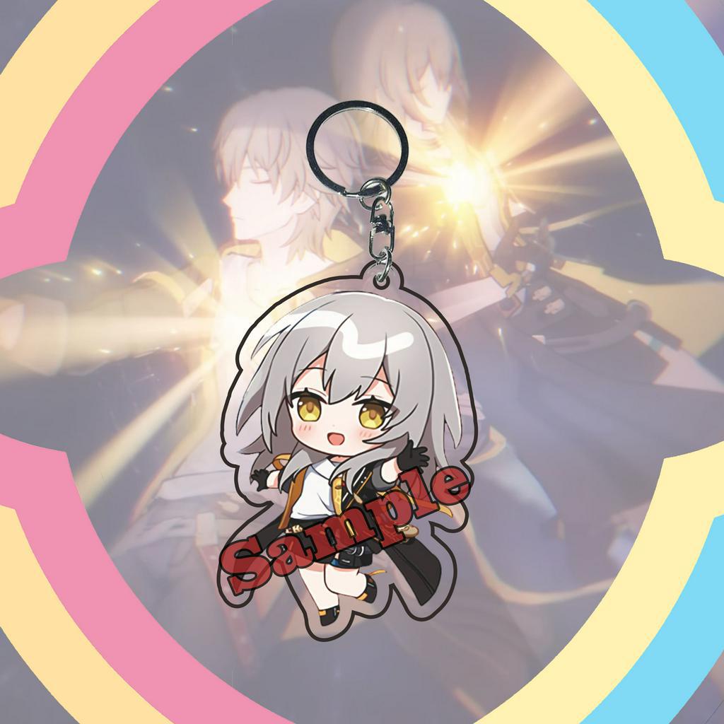 Gantungan Kunci Honkai Star Rail Stelle Trailblazer - HSR - Key Chain - Souvenir - Anime - Ganci - G