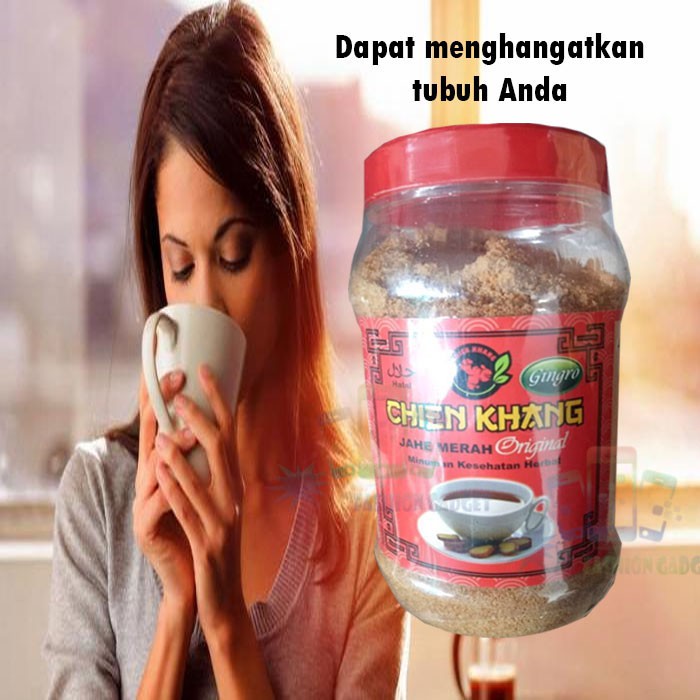 JAHE MERAH ORIGINAL Cap Chien Khang Minuman Herbal Kesehatan Alami Penangkal Virus Minuman Instan