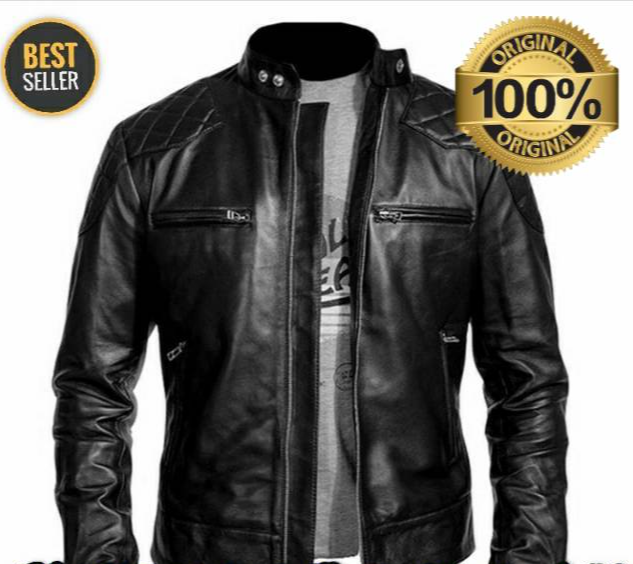 Jaket Kulit Pria Original Elegant Leather jacket Jaket Semi Kulit  Steal Jaket Motor Touring