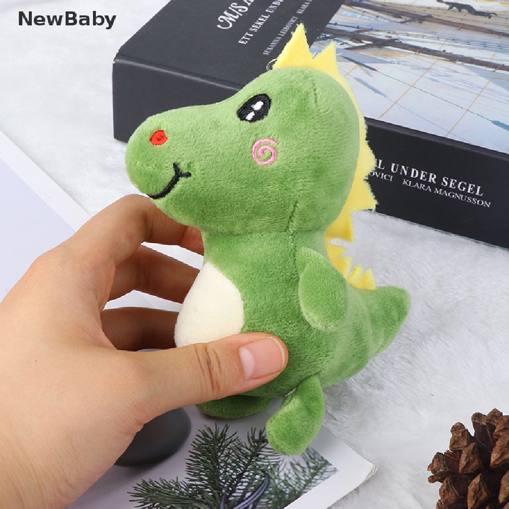 Mainan Boneka Stuffed Plush Dinosaurus 12cm Dengan Gantungan Kunci Untuk Hadiah