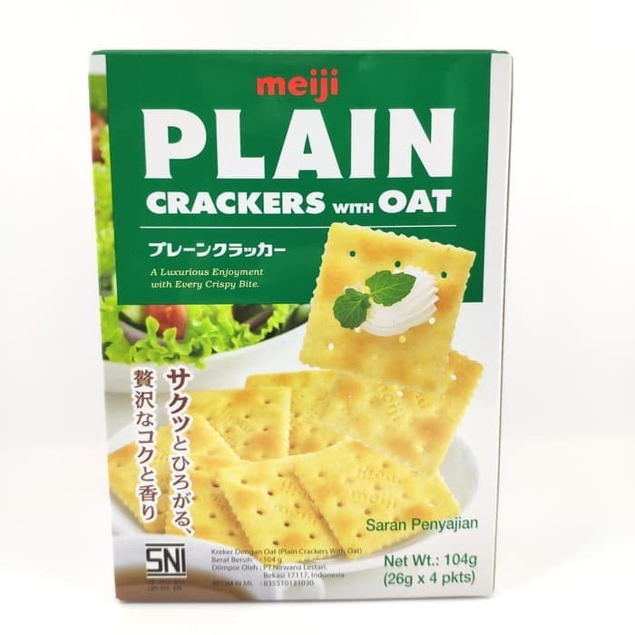 

Siap Krim Meiji Plain Crackers 104 Gr Import Singapore - Plain Crackers