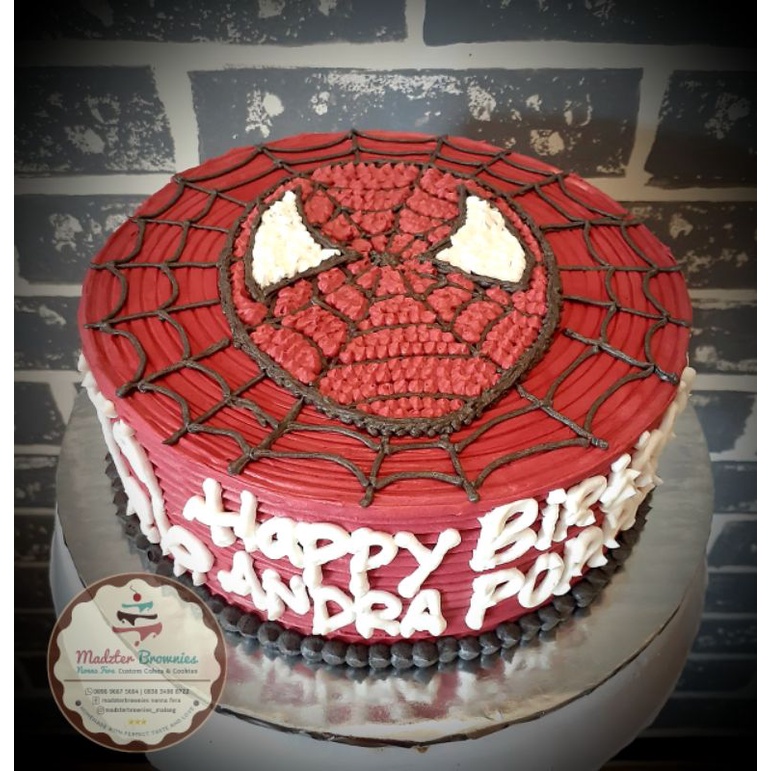 kue ulang tahun spiderman / kue ulang tahun anak