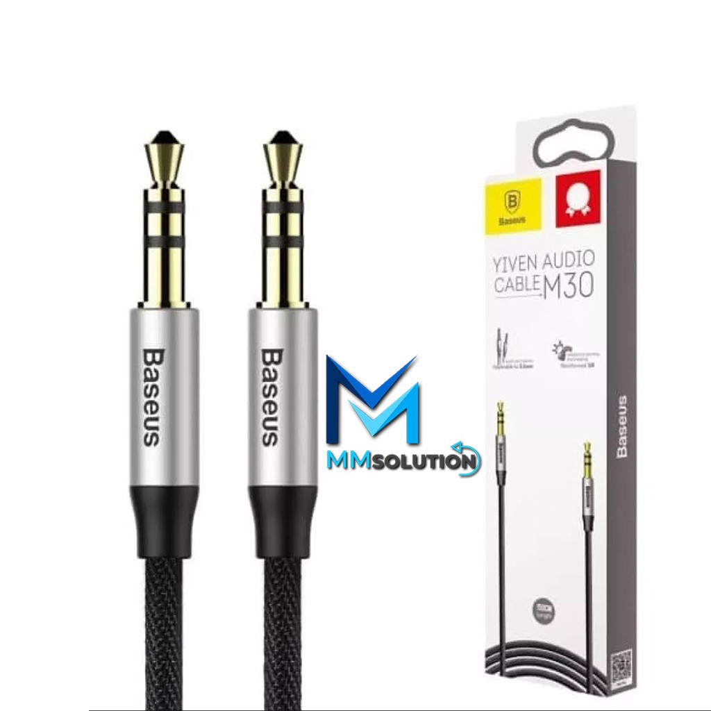 BASEUS Yiven M30 Kabel Audio Aux 3.5mm Male to Male ORIGINAL