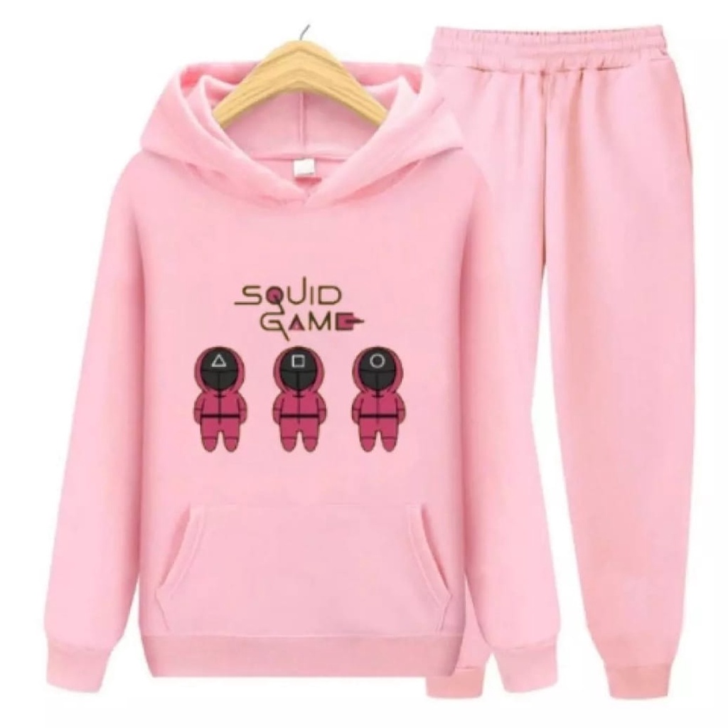 Setelan Sweater Anak + Celana Motif GAME 03 / Set Sweater Hoodie Anak Laki - Laki Perempuan Usia 3-15 Tahun