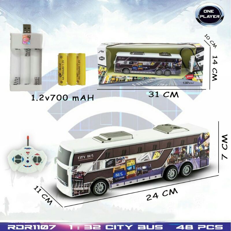 HLSrcBus-RDR1107 RC BUS RADIO CONTROL BUS PARIWISATA REMOTE CONTROL BUS PARIWISATA