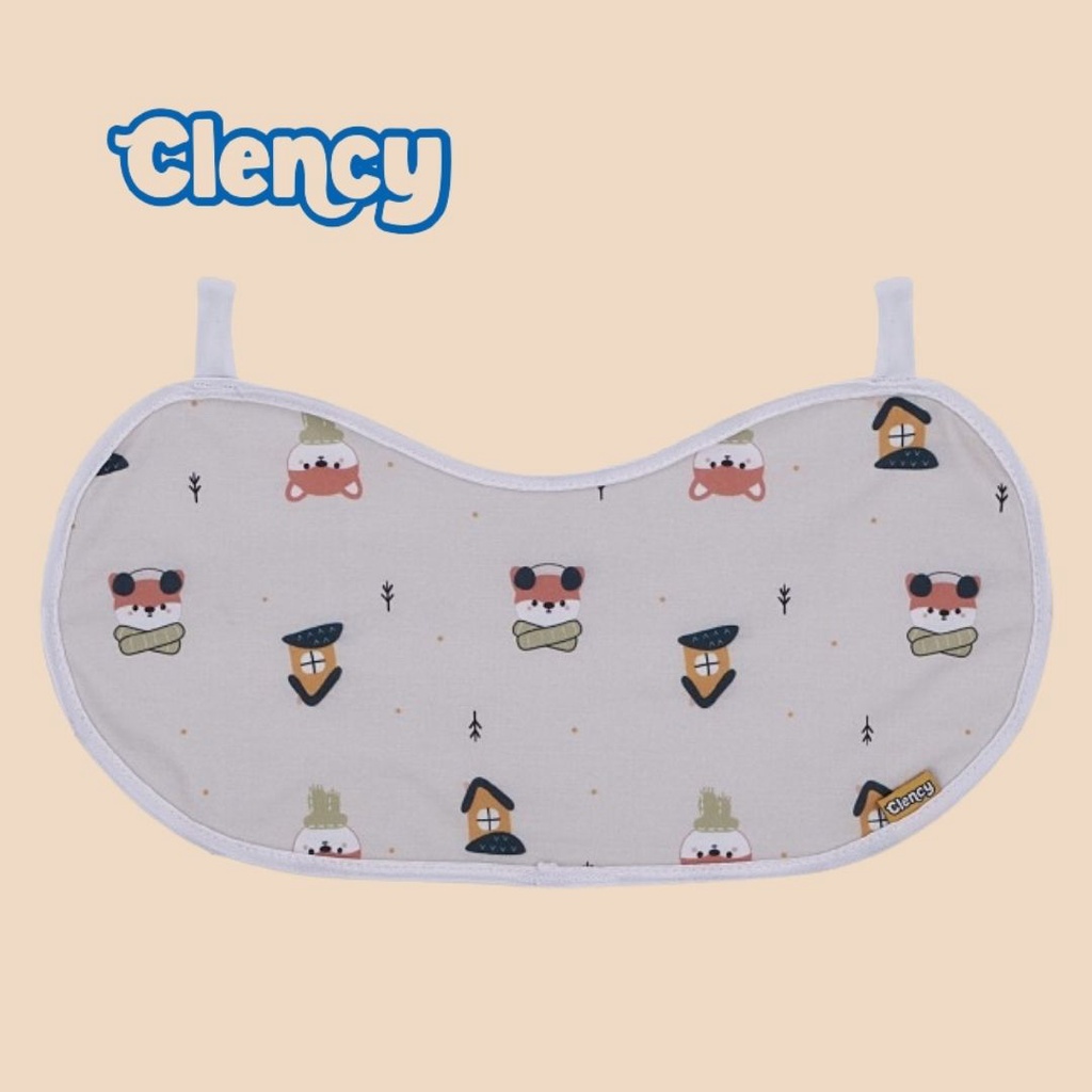 Burb Cloth Tatakan Pundak / tatakan sendawa Burp / Burp bib baby / celemek bayi / tatak iler bayi Clency CLB1011 / CLB1012