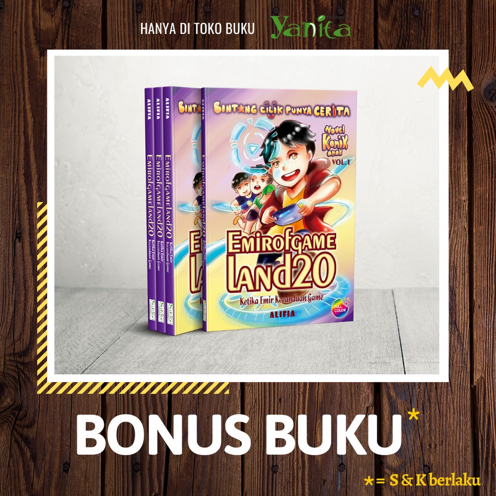 Yanita Buku Cerita Anak Emir Of The Game Land 20 Ketika Emir Kecanduan Game