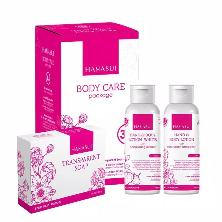 HANASUI - BODY CARE PACKAGE 3 in 1