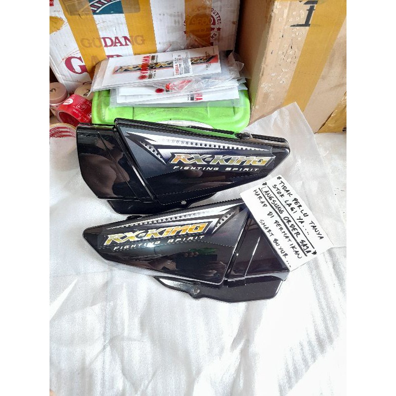 BOX AKI RX KING COVER BOX AKI RX KING NEW HITAM 2008 ORIGINAL