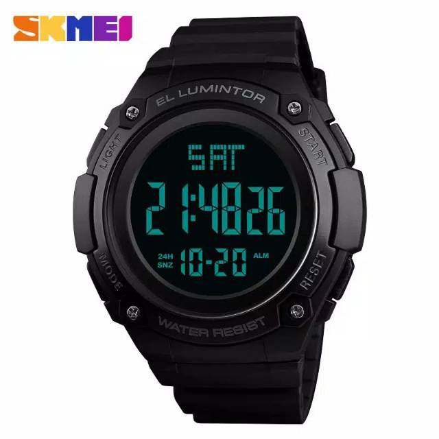 SKMEI 1346 ORIGINAL Jam Tangan Pria SKMEI Digital LED aliyatman store